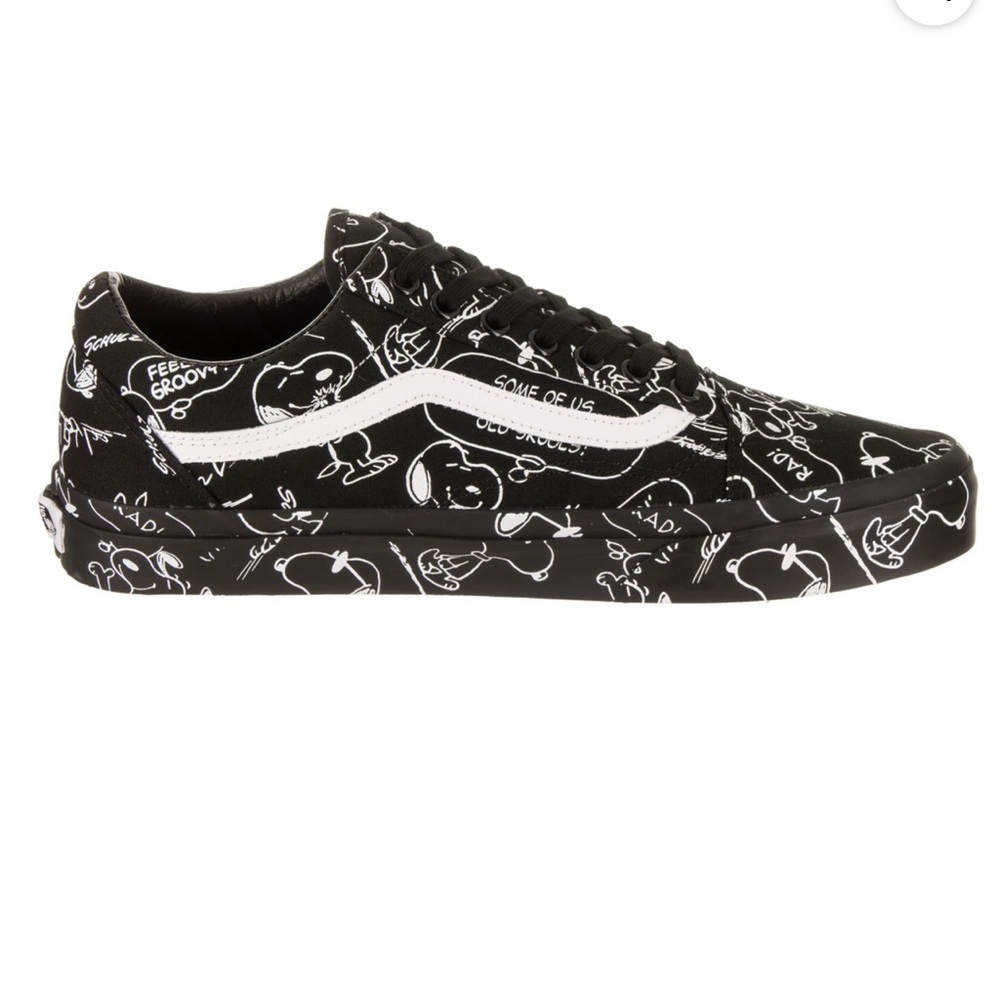 Vans Black & White Graphic Old Skool Sneakers